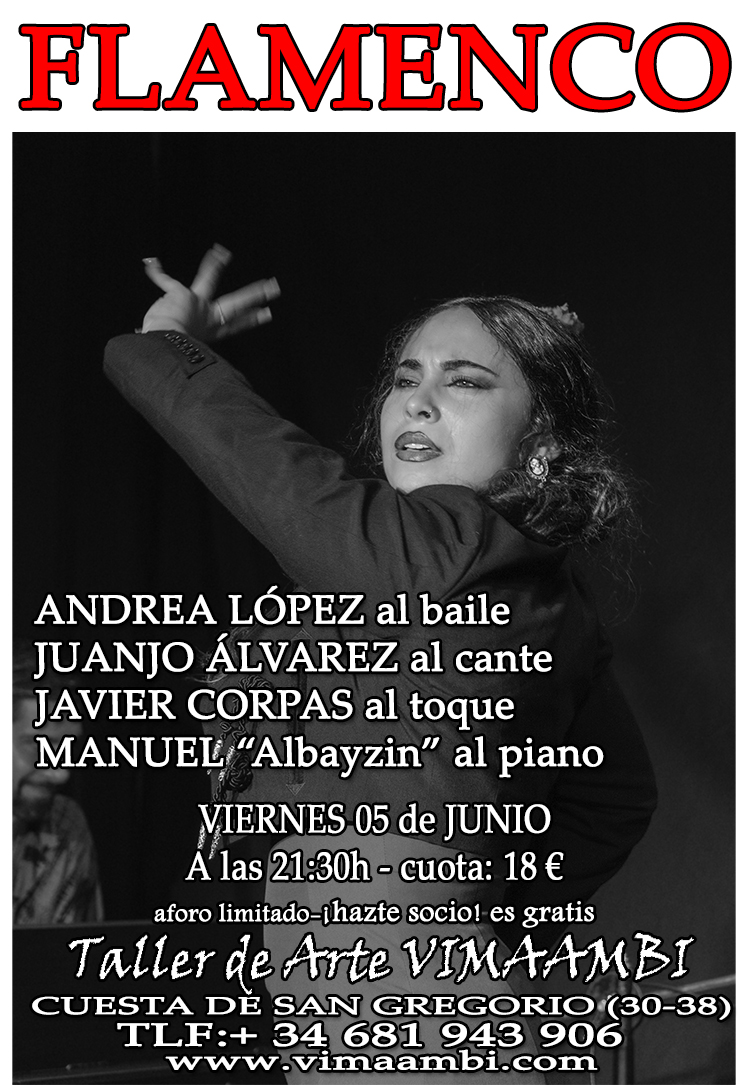Flamenco en Vimamalvi, con Andrea López