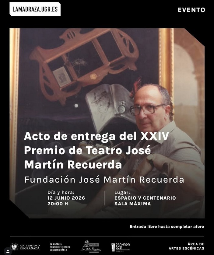 Acto de entrega del XXIV Premio de Teatro José Martín Recuerda