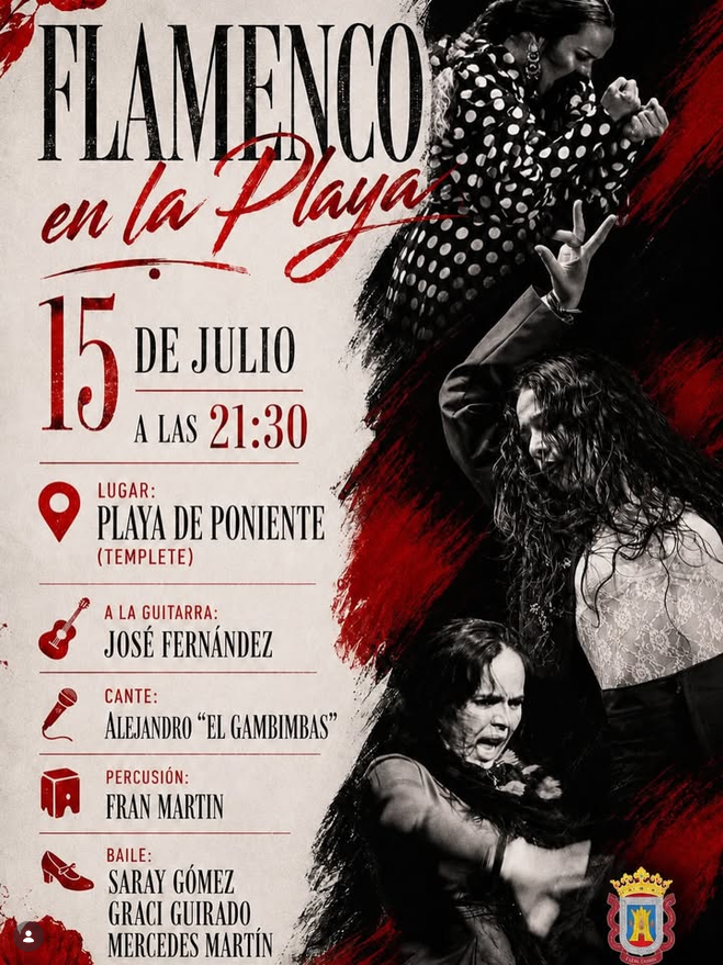 Flamenco en la playa